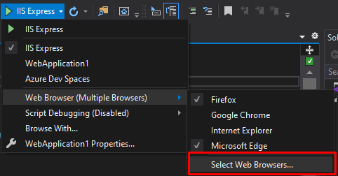 Select browsers